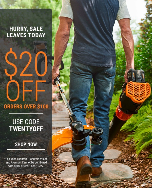 Your discount code is still active Worx